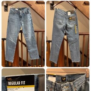 NWT LEE Men's Regular Fit Straight Leg Jeans 32X34